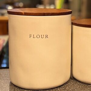 Hearth & Hand Stoneware Flour canister